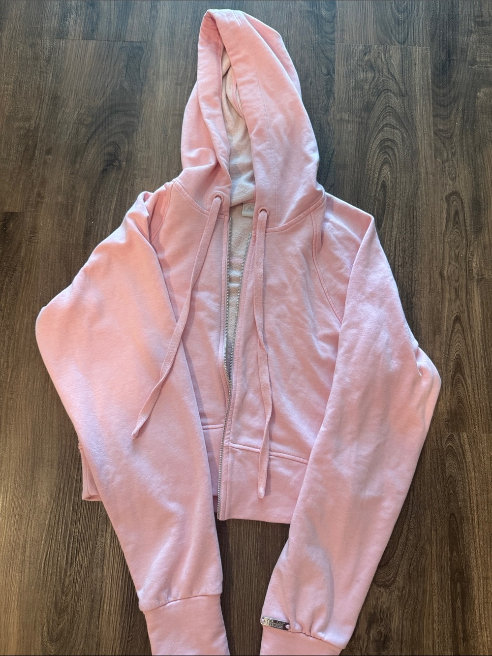 Bombshell Bubble Pink Hooded Zip-Up Jacket
